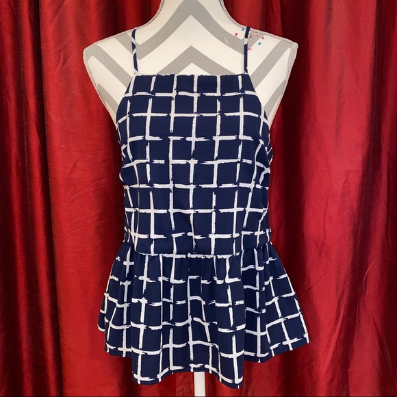 The Impeccable Pig Pendulum Navy Top - Picture 1 of 4